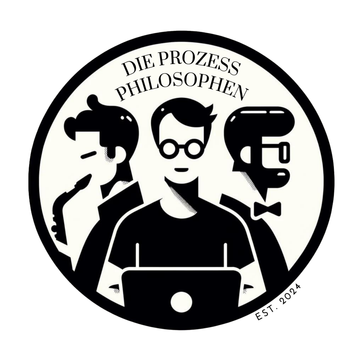 Logo des Prozessphilosophen Podcasts.
